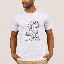 Arte em Linhas de Dachshund - Estilo de Vida Low R