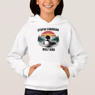 Camiseta Arte engraçada da mergulhã canadense com estilo de