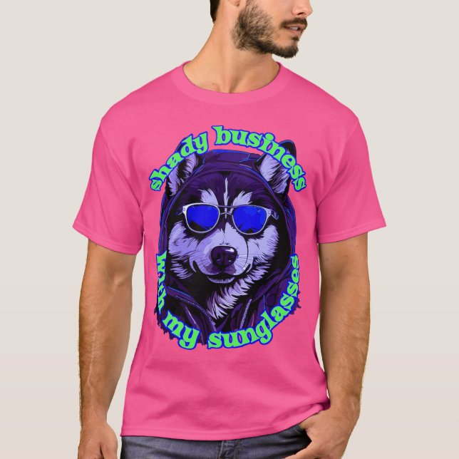 Camiseta arte engraçada de animais de estimação (Frente)