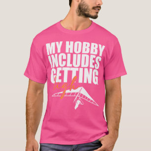 Camiseta Arte engraçada de Asa Delta para amantes de voo li