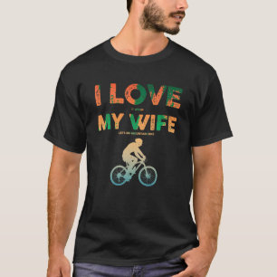 Camiseta Arte Engraçada De Biqueirão Para Homens Pai MTB Mo