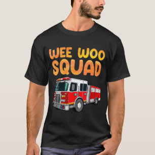 Camiseta Arte engraçada de bombeiro para crianças homens mu