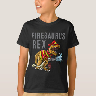Camiseta Arte Engraçada De Bombeiros Para Crianças, Criança
