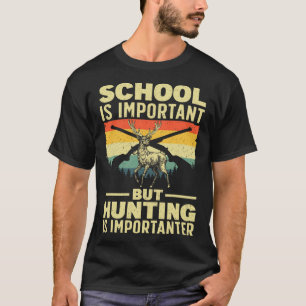 Camiseta Arte Engraçada de Caça para Rapazes Homens Caçador