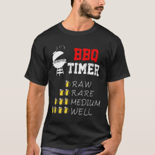 Camiseta Arte engraçada de churrasco para homens e mulheres