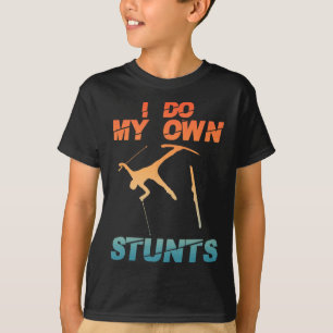 Camiseta Arte engraçada de esqui de montanha nórdico para h