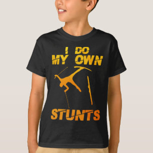 Camiseta Arte engraçada de esqui na montanha nórdica para h