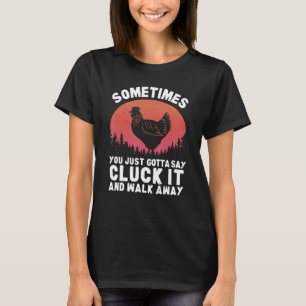 Camiseta Arte engraçada de frango para homens e mulheres am
