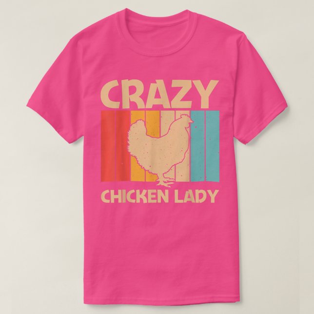 Camiseta Arte Engraçada De Frango Para Mulheres Mamãe Farma (Frente do Design)