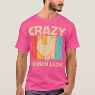 Camiseta Arte Engraçada De Frango Para Mulheres Mamãe Farma