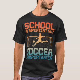 Camiseta Arte engraçada de futebol para meninos e meninas d