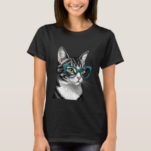 Camiseta Arte engraçada de gato descolado para amantes de g