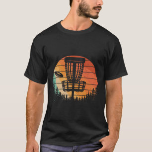 Camiseta Arte engraçada de golfe de disco para homens mulhe
