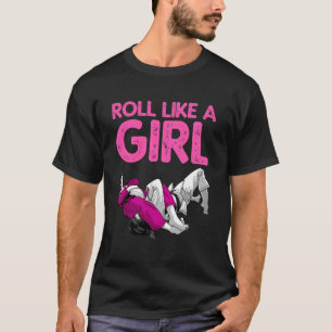 Camiseta Arte engraçada de Jiu Jitsu para mulheres meninas