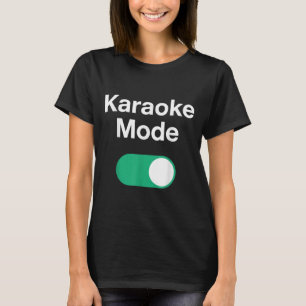 Camiseta Arte engraçada de karaokê para homens mulheres can