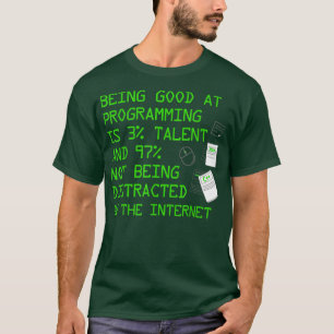 Camiseta Arte Engraçada De Programação Para Homens Mulheres