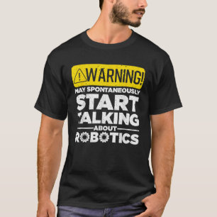 Camiseta Arte engraçada de robótica para homens e mulheres
