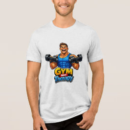 Camiseta Arte engraçada do estilo de vida de ginásio – Humo