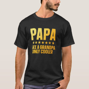 Camiseta Arte engraçada do Papai para o avô dos netos Dia d