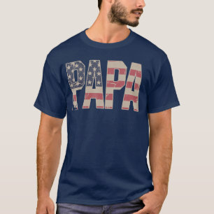 Camiseta Arte engraçada do Papai para o avô dos netos Pais