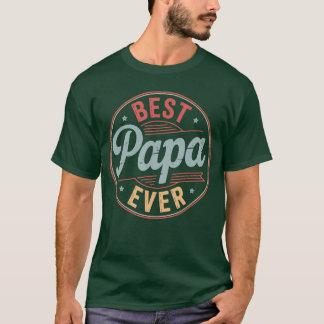 Camiseta Arte engraçada do Papai para o avô dos netos Pais 