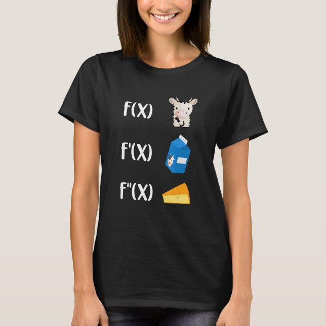 Camiseta Arte engraçada do professor de matemática queijo d (Frente)