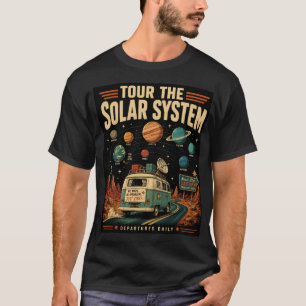 Camiseta Arte engraçada em estilo de pôster de viagem do si