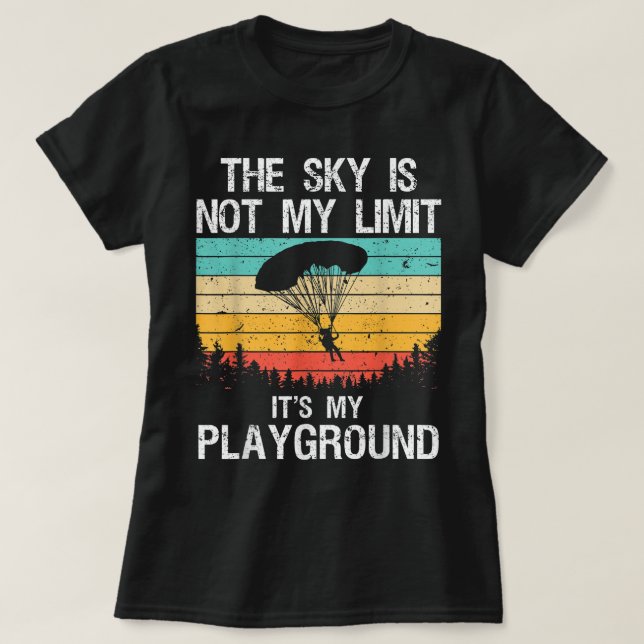 Camiseta Arte Engraçada Para Homens Mulheres Skydive Lover  (Frente do Design)