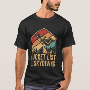 Camiseta Arte Engraçada Para Homens Mulheres Skydiver Sky D