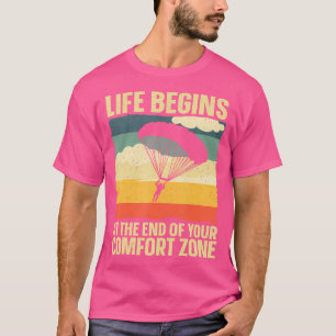 Camiseta Arte Engraçada Para Homens Mulheres Skydiver Sky D