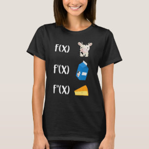 Camiseta Arte engraçado do professor de matemática queijo d