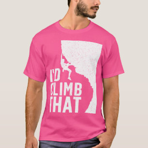 Camiseta Arte Escalada Engraçada Para Homens Alpinismo Mulh