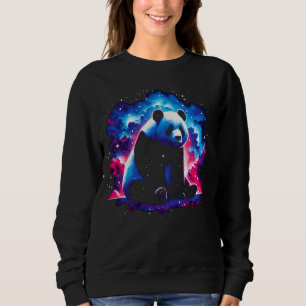 Camiseta Arte Espacial legal do Gigante Cósmico Panda Galáx