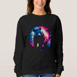 Camiseta Arte Espacial legal do Gigante Cósmico Panda Galáx