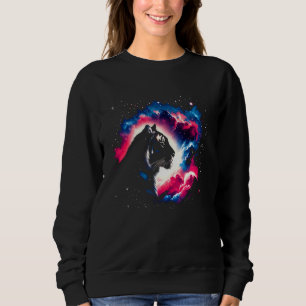 Camiseta Arte Espacial legal do Tigre Cósmico Galáxico