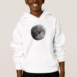 Camiseta Arte Espacial Lua Surrealista Verme Lua Cheia