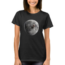 Arte Espacial Lua Surrealista Verme Lua Cheia