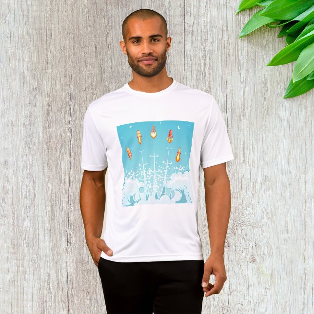 Camiseta Arte espacial turística do lançamento de navios de (Criador carregado)