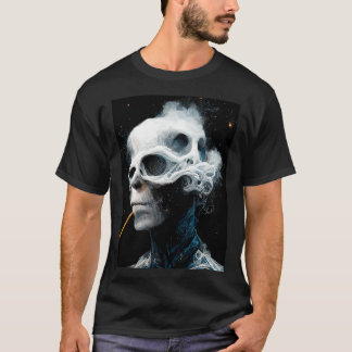 Camiseta arte esquelética