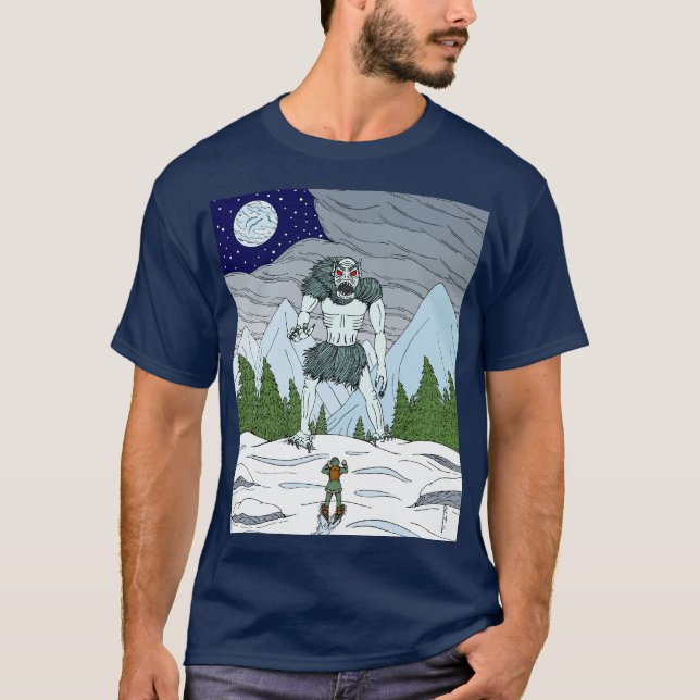 Camiseta Arte Estranha de Terror de Ithaqua (Frente)