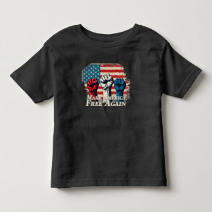 Camiseta Arte Faça a América Livre Novamente