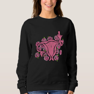 Camiseta Arte feminista pró-escolha do útero médio