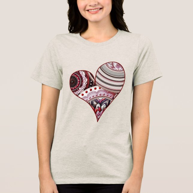 Camiseta Arte Floral Boho Folclórica (Frente)
