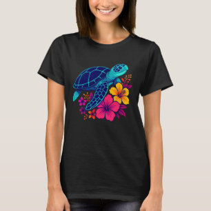 Camiseta Arte Floral de Hibisco para Fãs da Natureza Tu Vib