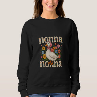 Camiseta Arte Floral de Nonna Goose para o Bobo do Dia da M