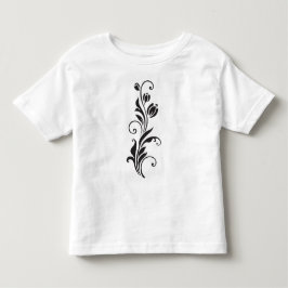 Camiseta Arte Floral Ornamental Elegante