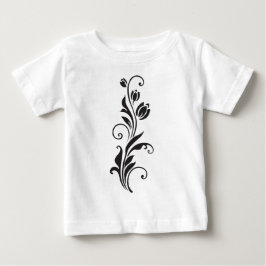 Camiseta Arte Floral Ornamental Elegante