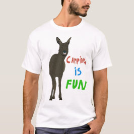 Camiseta Arte Florestal de Acampamento e Caminhada