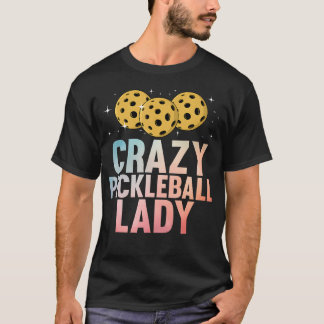 Camiseta Arte Fofa de Pickleball para Mulheres Mãe Avó Pick