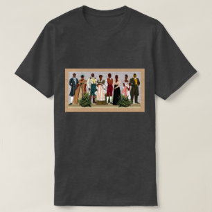 Camiseta Arte Folk Afro-Americana